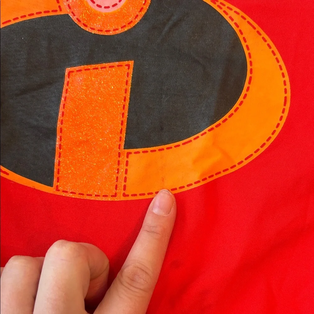 Disney Pixar The Incredibles Girls Cosplay Shirt & Leggings Set Size 5T